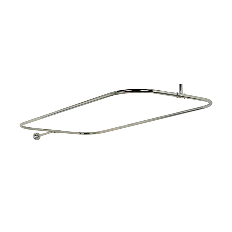 Barclay 54" L Adjustable DShaped Fixed Shower Curtain Rod Wayfair